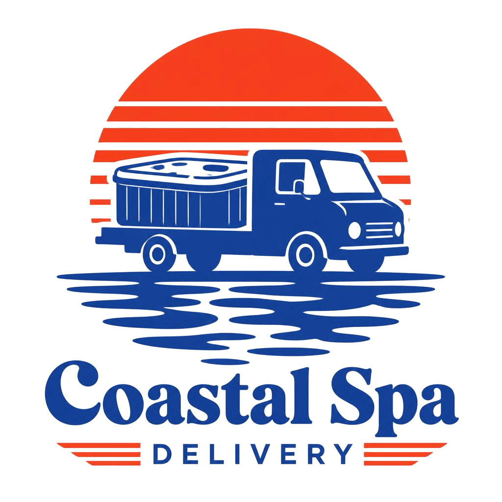 Coastal Spa Delivery truck emblem